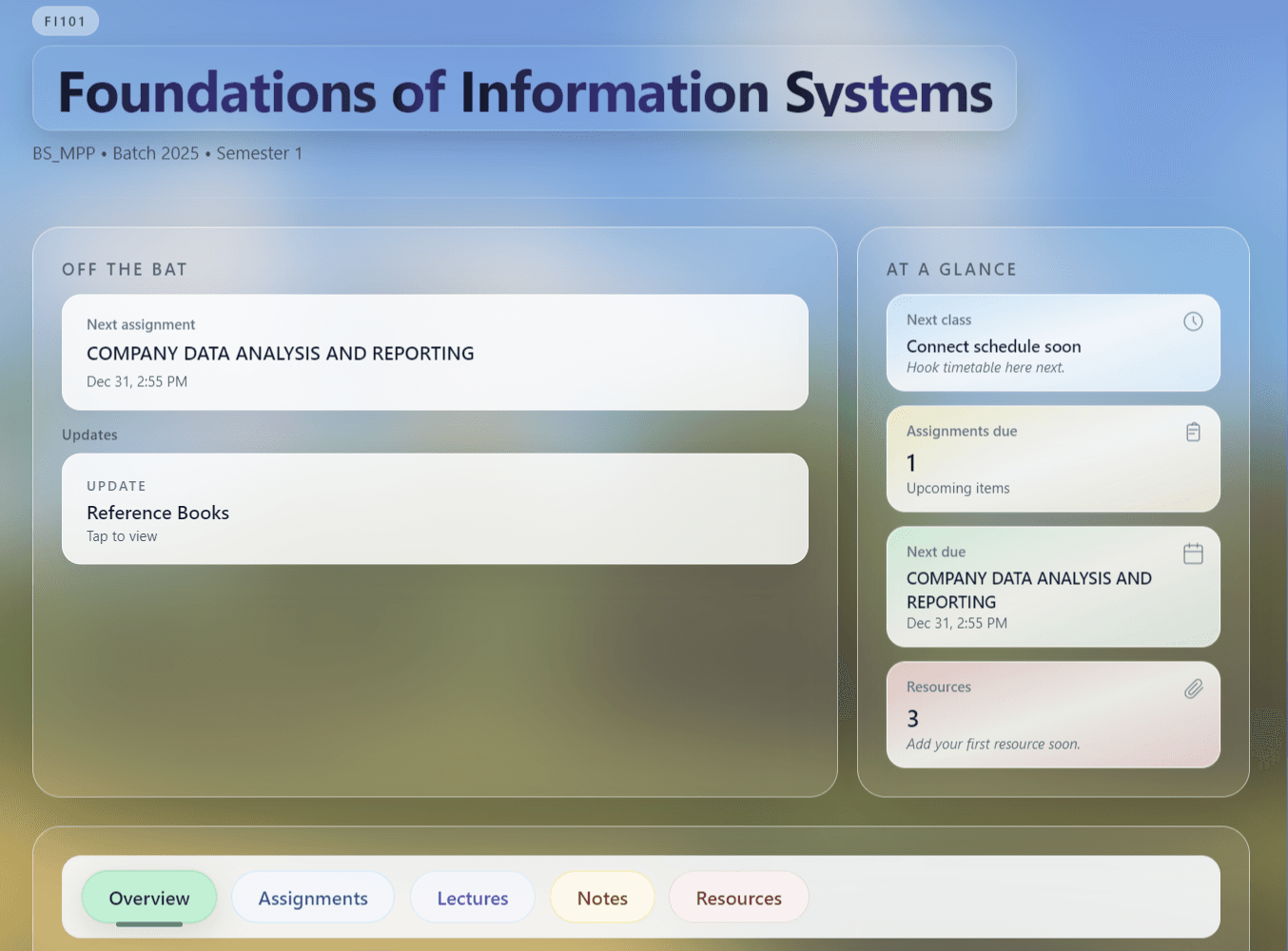 Clxrity subject hub preview